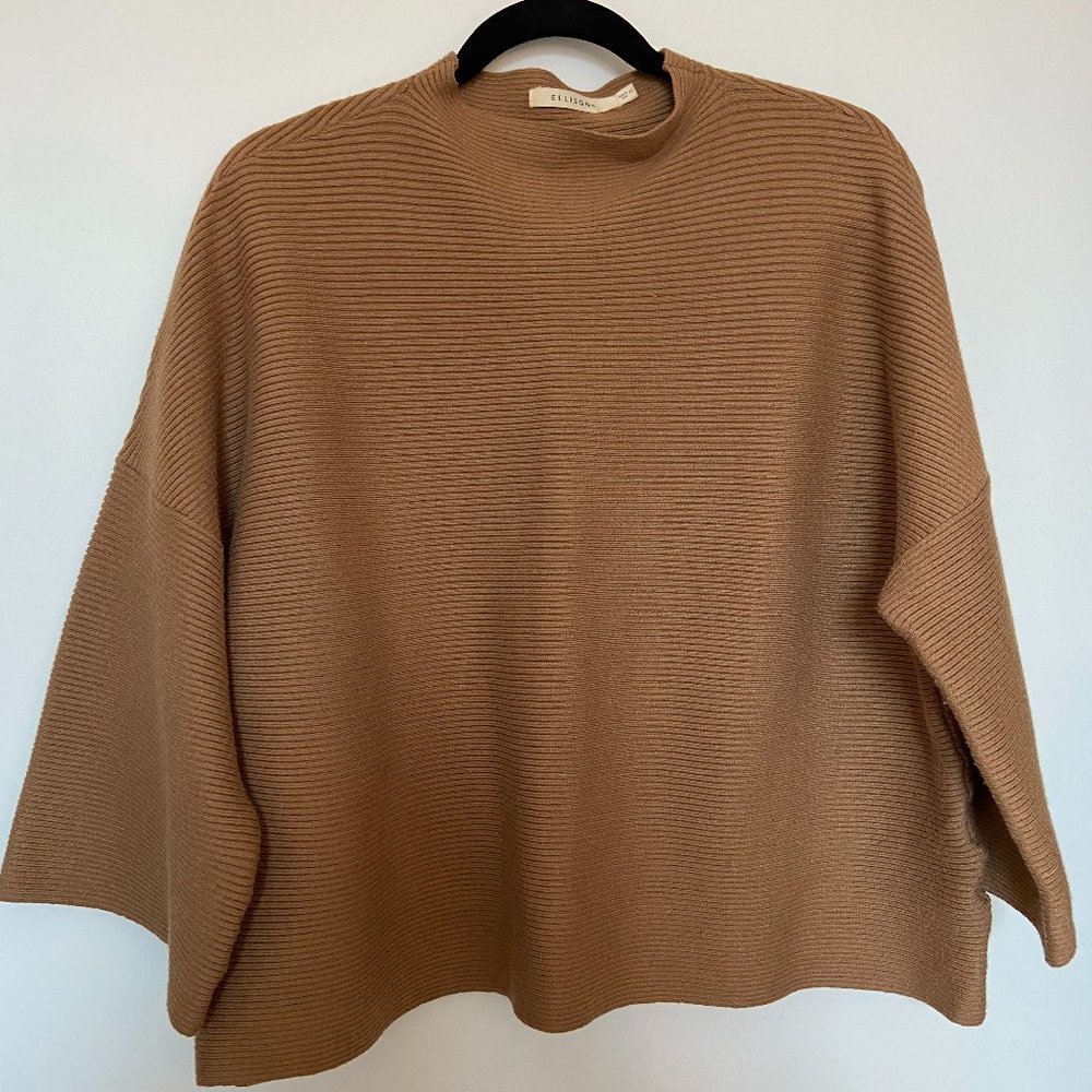 Camel Women's High-neck Sweater